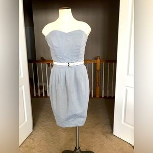 Tube chambray color dress